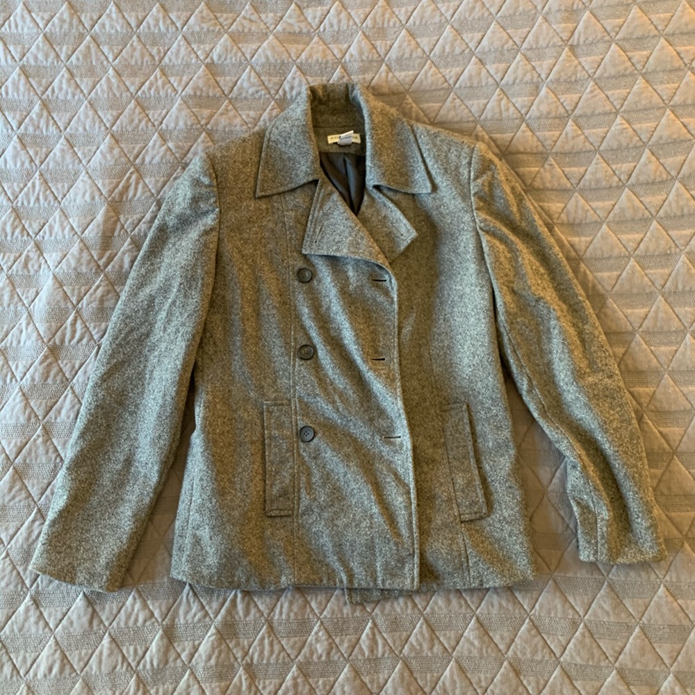 Ann Taylor Double Breasted Wool Peacoat